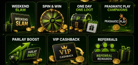 PlayDash 活动类型一览：Weekend Slam、Spin & Win、VIP 返现等